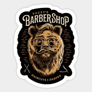 Fuzzy Barbershop Sticker